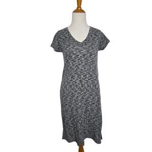 ExOfficio Dri-Release T-Shirt Dress Gray Space Dye Casual Travel Women XS